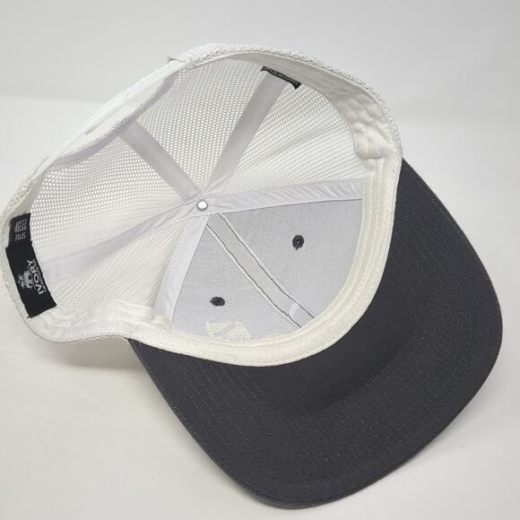 Builders First Source Snapback Trucker Hat Gray OS Adjustable Ivory Headwear - Picture 7 of 10